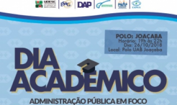 Dia Acadêmico de Administração Pública EAD - Joaçaba