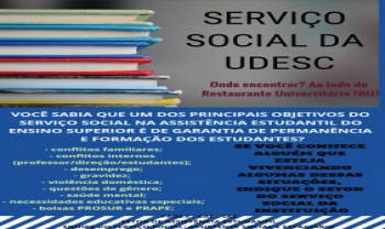Folder esclarece os principais meios de atuação do serviço social.