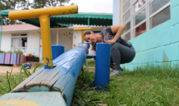 Projeto Curumin beneficiou creche pública no bairro Campeche