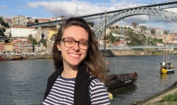 Aluna da Udesc Planalto Norte, Barbara passou seis meses na Cidade do Porto