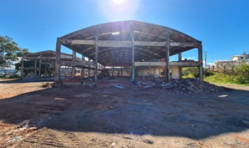 Demolição consolida etapa importante na construção da nova escola e do Novo Cefid