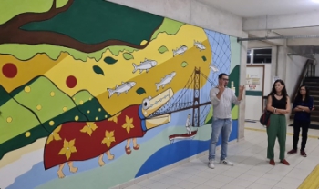 Mural na Ufam. Foto: Divulgação