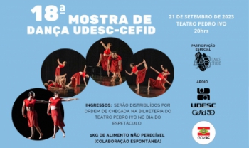 Mostra de Dança deste ano integra a programação pelo cinquentenário da Udesc Cefid