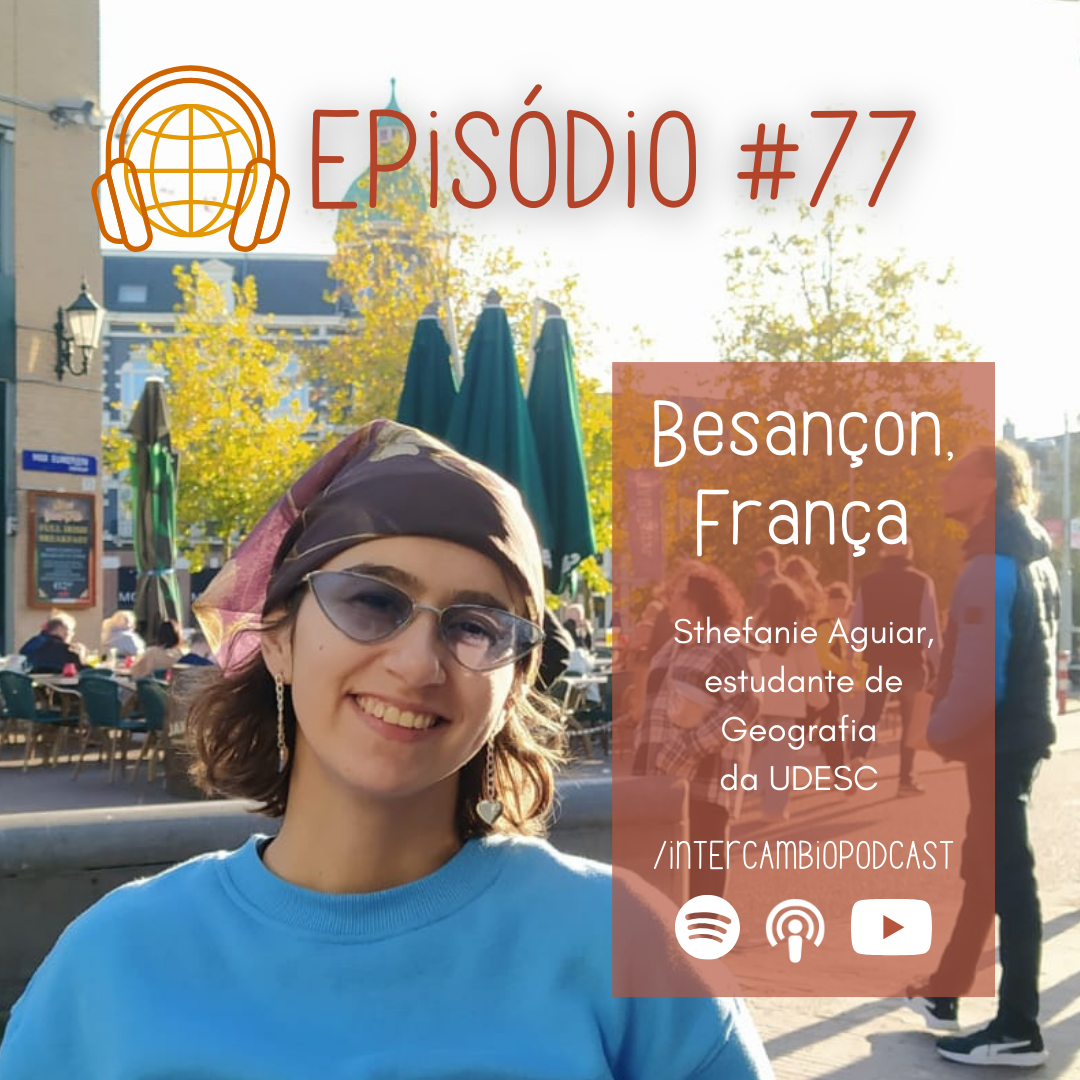 Un étudiant de l’Udesc partage son expérience d’étudier en France au podcast Intercâmbio