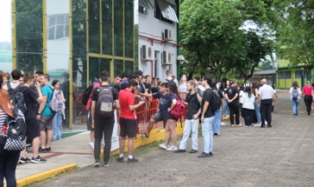 Em Joinville, foram quase cem inscritos para as vagas
	remanescentes do centro - Foto: Ascom Udesc Joinville