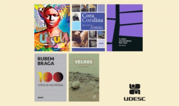 Além dos livros de literatura, Udesc anunciou também
	conteúdo de disciplinas - Arte: Rafael Cassaniga/Secom