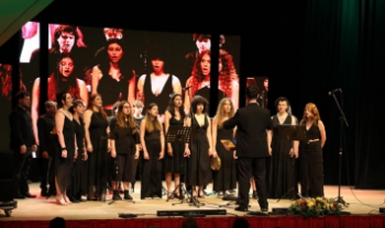Apresentação do Madrigal em evento de celebração aos 40 anos da Udesc Ceart. Foto: Núcleo de Comunicação