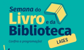 Semana Nacional do Livro e da Biblioteca reúne atividades de leitura, bem-estar e integração com a comunidade na Udesc Lages. Arte: Divulgação