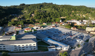 Imagem de drone da Udesc Alto Vale - Foto: Pedro Bertollo